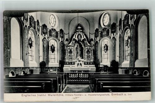 84359 W8346 Simbach a. Inn - Kirche Englisches Institut Marienhöhe