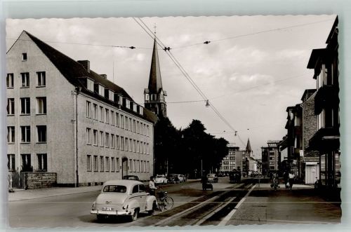 33098 W4790 Paderborn Foto AK Auto Zollamt Bahnhofstrasse