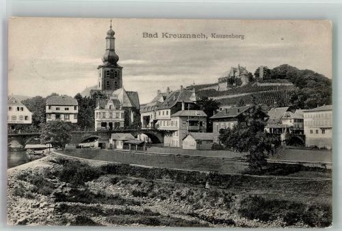 55543 W6550 Bad Kreuznach 1908 Foto AK Kauzenberg