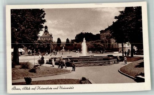 53111 W5300 Bonn Foto AK Kaiserplatz Universität