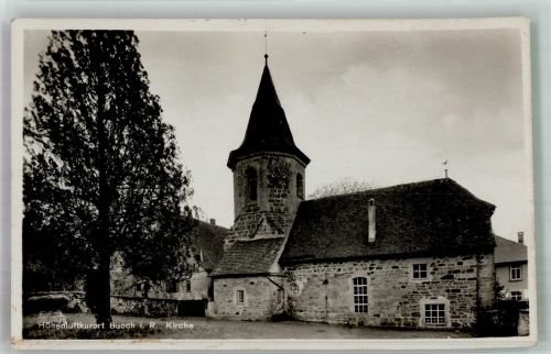 73630 W7064 Buoch 1941 Foto AK Kirche Feldpost WK II