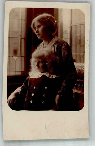 57000 Metz 1917 Foto AK Frau mit Kind Ort lt. Stempel
