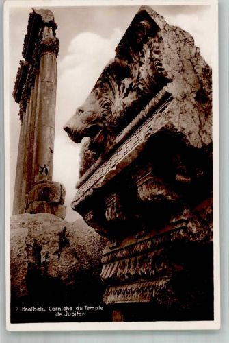 Baalbek Foto AK Tempel des Jupiter