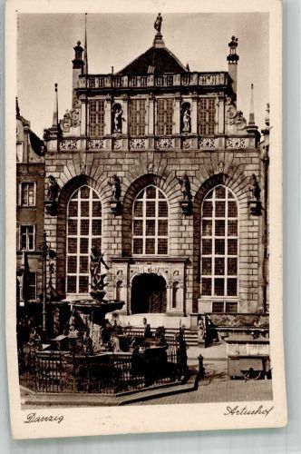 Danzig Gdansk Foto AK Artushof