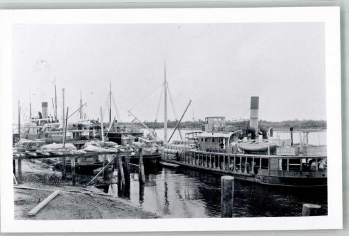 Corrientes FOTO KEINE AK Hafen Dampfer Dublin Provinc Chaco Ort handschriftlich