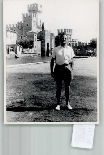 25019 Sirmione FOTO KEINE AK Scaliger- Burg Ort handschriftlich