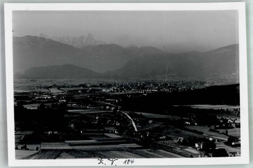 9500 Villach-Innere Stadt FOTO KEINE AK Blick von der Ruine Landskron