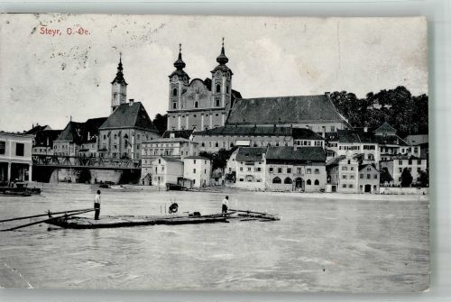 4400 Steyr 1911 Gebrauchsspuren Beruf Flößer Kirche