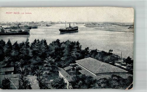Port Said Gebrauchsspuren Hafen Suez-Kanal