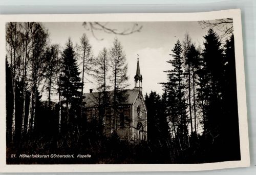 Görbersdorf i Schl Sokolomsko Foto AK Kirche Kapelle