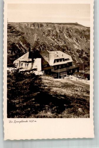 Hampelbaude Foto AK Gasthaus