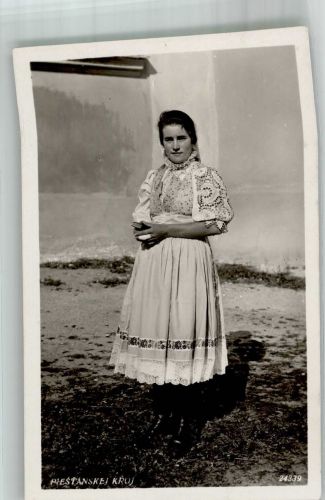 Pistyan Piestany 1932 Foto AK Tracht Frau