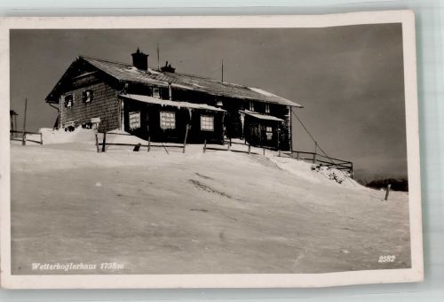 Wetterkoglerhaus 1930 Winter Hüttenstempel