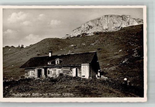 Ifenhütte Foto AK Hochifenhütte Gasthaus Berghütte