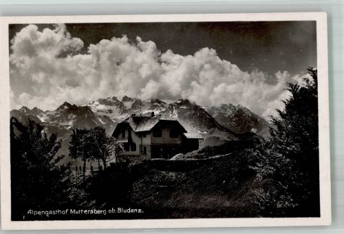 6700 Bludenz Foto AK Alpen- Gasthaus Mutterberg