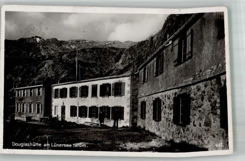 6773 Vandans Foto AK Hüttenstempel Douglashütte