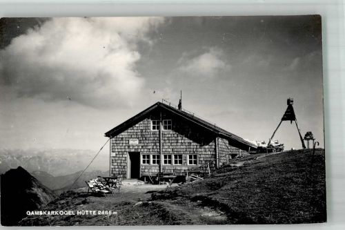 5630 Bad Hofgastein Foto AK Hüttenstempel Gamskarkogelhütte