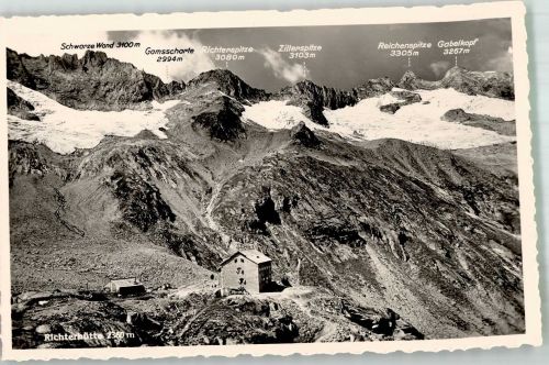 Richterhütte Foto AK Gasthaus Berghütte