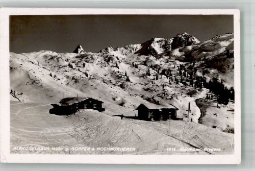 Alpkogelhütte 1940 Winter Gasthaus Foto Risch-Lau