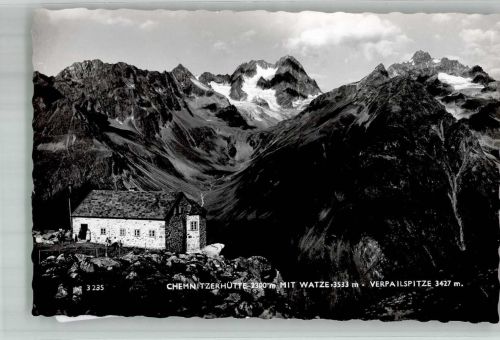 Bozen Bolzano Hüttenstempel Chemnitzerhütte Motiv Italien Foto AK