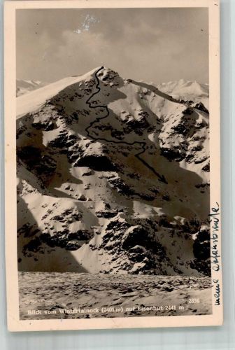 9346 Flattnitz 1936 Winter Blick vom Wintertalnock auf Eisenhut