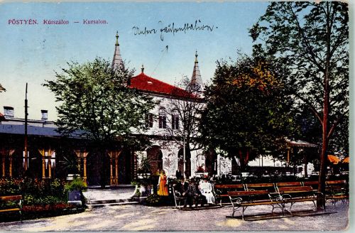 Pistyan Piestany 1918 Foto AK Kursalon