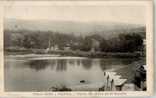 Pistyan Piestany 1917 Foto AK blick auf die Karpaten