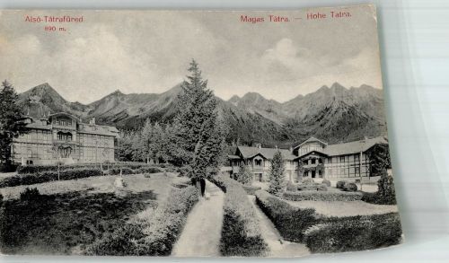 Vysoke Tatry Hohe Tatra 1912 Foto AK