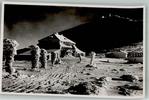 Schlesierhaus Winter Gasthaus Schneekoppe