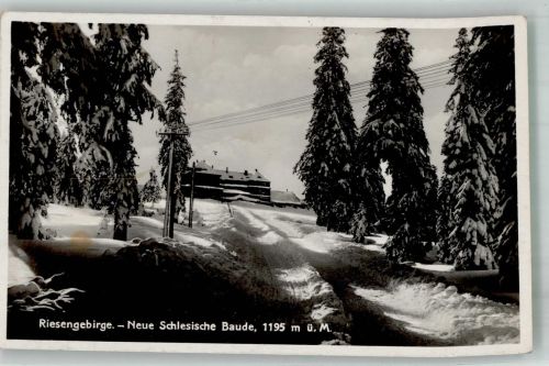 Neue schlesische Baude 1935 Winter Gasthaus