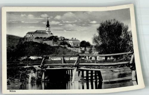 Nitra Neutra Foto AK Kirche Scan verzogen