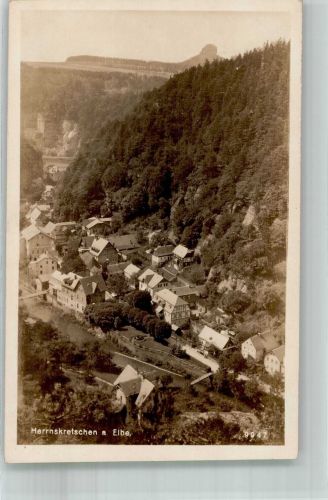 Hrensko Herrnskretschen 1928 Foto AK