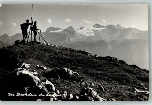Dachstein Gebirge 1960 Foto AK Bergsteiger Dachstein
