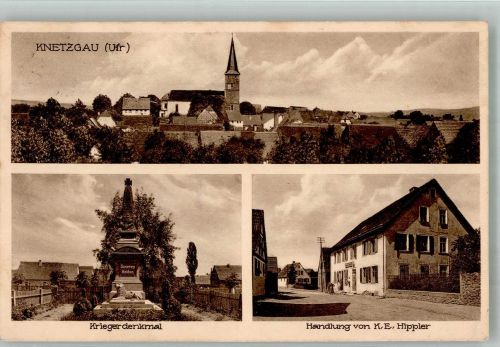 97478 W8729 Knetzgau - Kriegerdenkmal Handlung Hippler