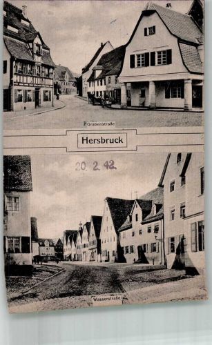 91217 W8562 Hersbruck - WK II Grabenstrasse Wasserstrasse