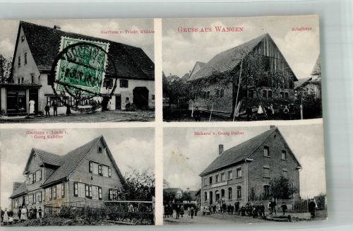 88239 W7988 Wangen im Allgäu - Gasthaus Münkle Gasthaus zur Linde Das Schafhaus Bäckerei Daibler