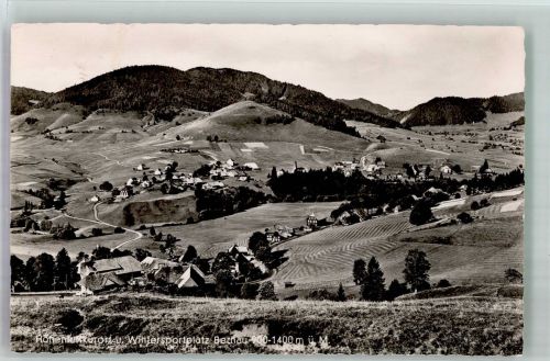 79872 W7821 Bernau im Schwarzwald, Baden Foto AK Panorama des Ortes