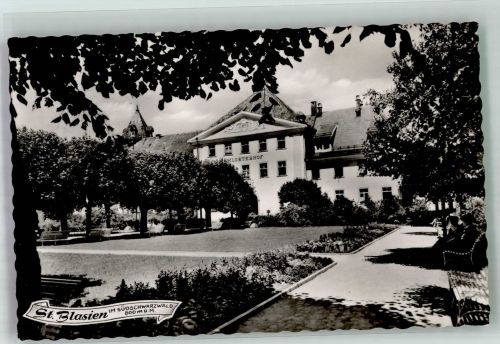 79837 W7822 St. Blasien 1959 Foto AK Klosterhof