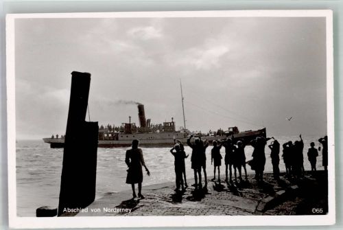 26548 W2982 Norderney Foto AK Dampfer