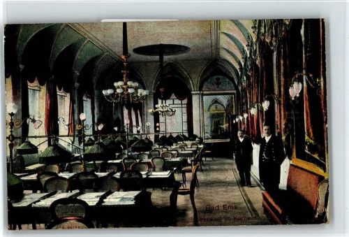 Bad Ems 1909 Speisesaal im Kurhaus