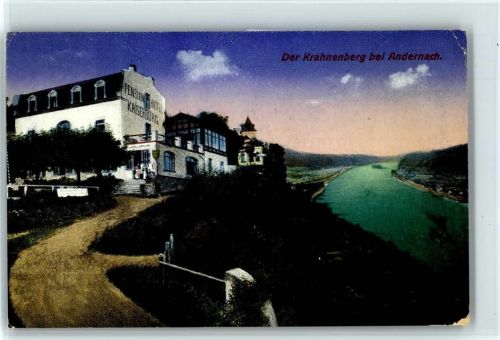 Andernach 1917 Der Kranenberg, Pension, Hotel