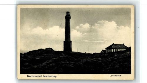 Norderney 1930 Nordseebad Leuchtturm