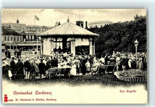 Norderney 1910 - 1920 Nordseebad, Kur Kapelle