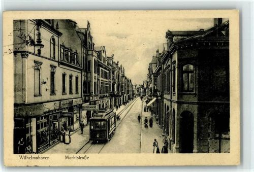 Wilhelmshaven Marktstraße, Strapßenbahn