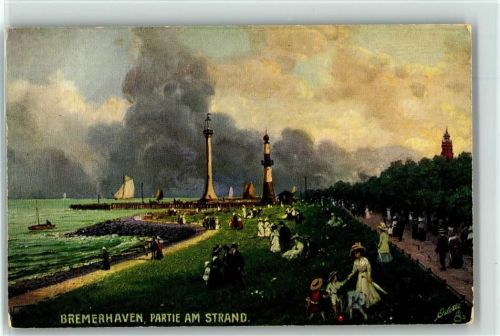 Bremerhaven Künstlerkarte, Verlag Tuck Nr. 756