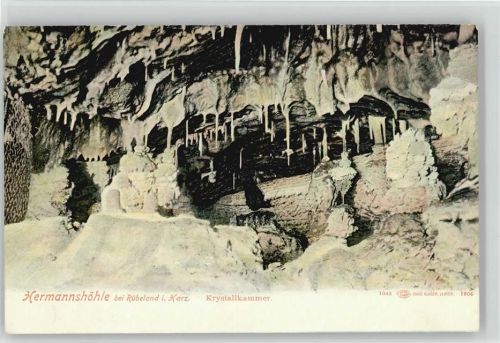 38875 O3725 Rübeland 1904 - Hermannshöhle Krystallkammer Tropfsteinhöhle