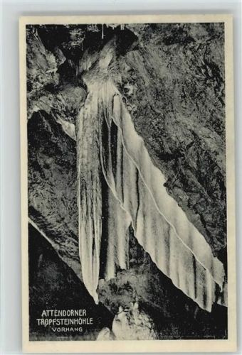 57439 W5952 Attendorn 1920 - Tropfsteinhöhle Vorhang Biggentaler Kalkwerke Serie 21 Nr. 12