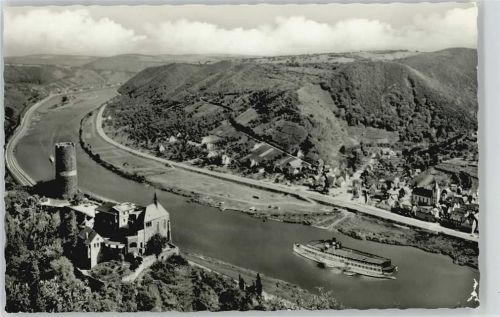 56332 W5401 Burgen , Mosel - Burg Bischofstein Schiff