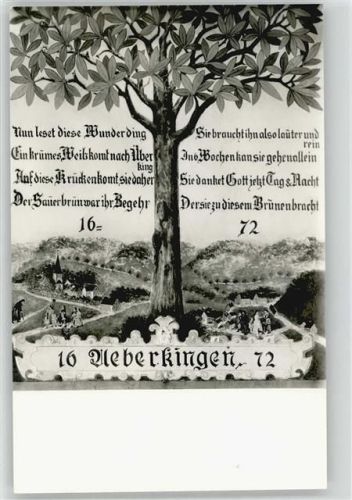 73337 W7347 Bad Überkingen - Inschrift am alten Brunnen 1672