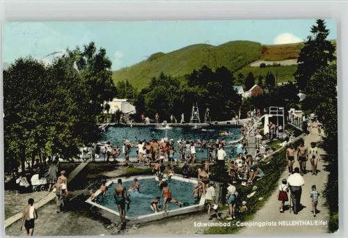 53940 W5374 Hellenthal , Eifel - Schwimmbad Campingplatz